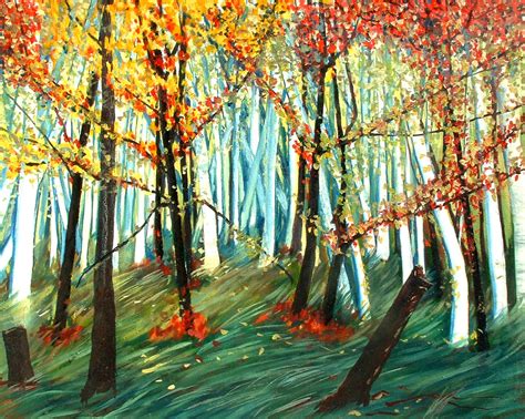El bosque y el fuego | Pintura y Artistas