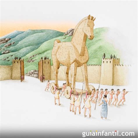 El caballo de Troya. Leyendas cortas de la mitología griega