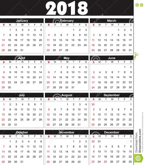 El Calendario 2018 Adentro Se Puede Convertir En Cualquier ...