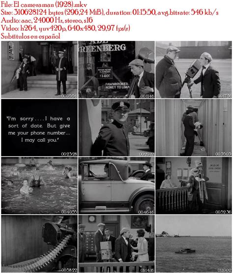 El Cameraman  1928  Buster Keaton   Killeringa