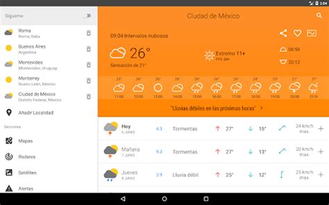 El Clima a 14 Días   Aplicaciones Android en Google Play