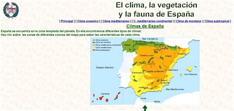El clima, la vegetación y la fauna de España   Didactalia ...