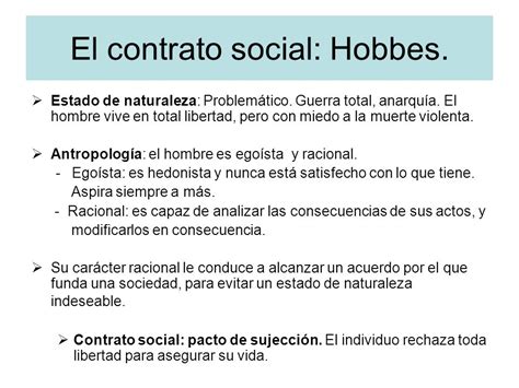 El contrato social Hobbes Hobbes. ¡Vaya bicho!.   ppt ...