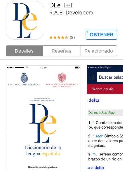 El Diccionario de la Lengua Española en el móvil ...