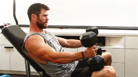 El duro entrenamiento de Chris Hemsworth para ser Thor ...