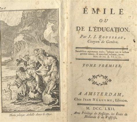 El Emilio o la educación  Rousseau  | El rincón de pensar