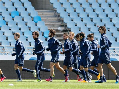 El entrenamiento de la Real Sociedad