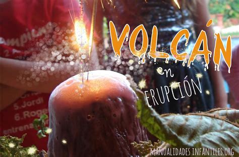 El experimento: Volcán en erupción   Manualidades Infantiles