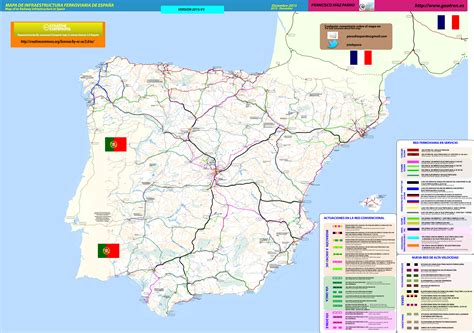 El ferrocarril en España en el 2016 en tres mapas | Geotren