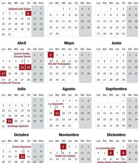 El Gobierno Vasco aprueba el calendario laboral de 2017 ...