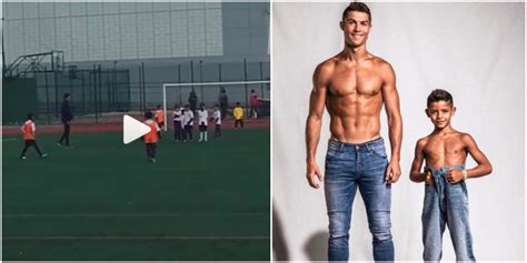 El golazo del hijo de Cristiano Ronaldo que presume su padre