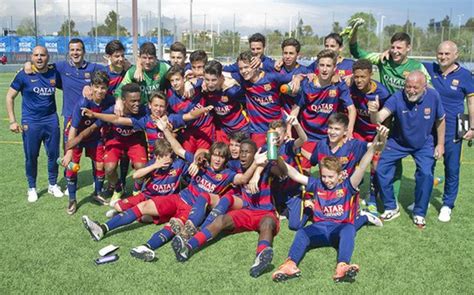 El Infantil A del FC Barcelona se proclama campeón de Liga