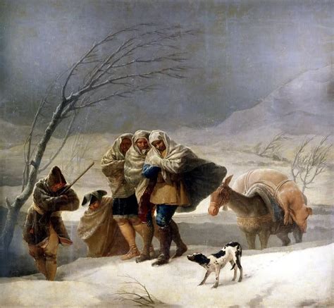 El invierno.   la nevada  de Goya | Arte | Pinterest ...
