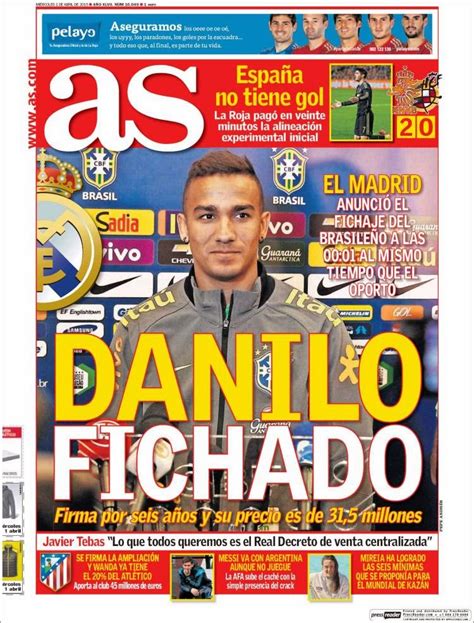 El Madrid ficha a Danilo, España no puede con Holanda: las ...