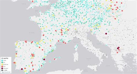 El mapa de contaminación que deja en evidencia a España ...