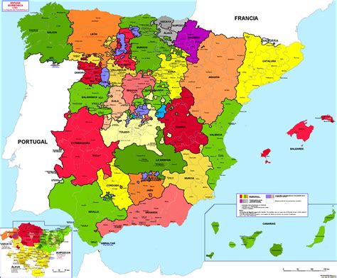 El mapa de la España Borbónica del XVIII   Geografía Infinita
