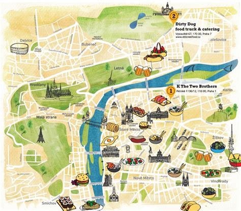 El mapa de restaurantes étnicos de Praga | Radio Praga