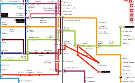 El mapa del metro de Madrid al que se le va la pinza | WTF ...