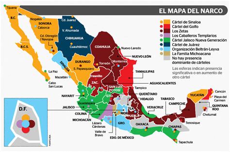 EL MAPA DEL NARCOTRAFICO EN MEXICO – Causa Probable
