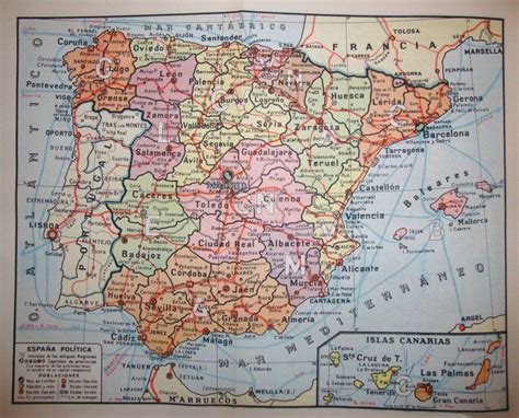 El mapa político de España a través de la historia ...