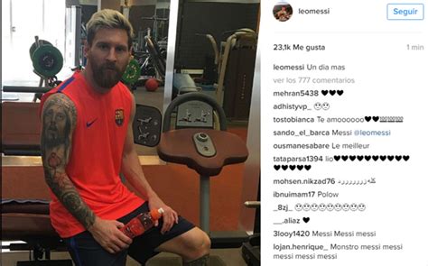 El mensaje optimista de Leo Messi en Instagram