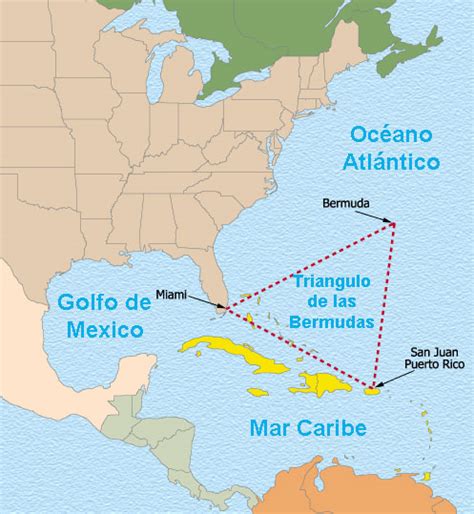 El misterio del triangulo de las Bermudas   Geografia del ...