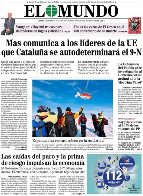 El Mundo 03/01/2014 La Prensa Diaria