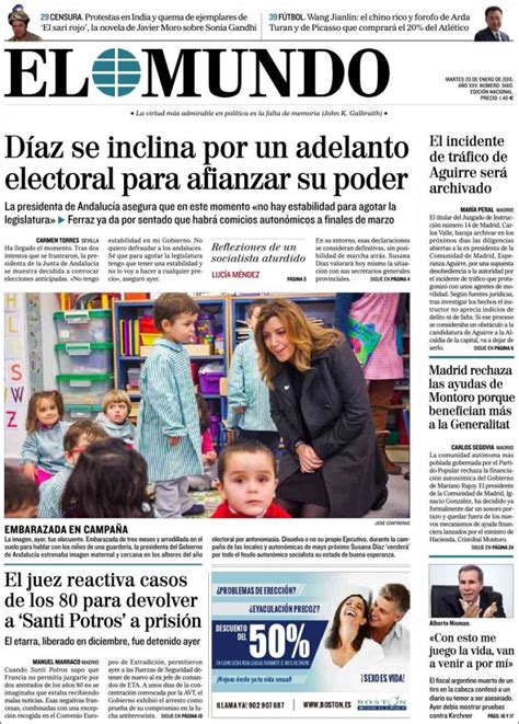 El Mundo  20/01/2015    La Prensa Diaria