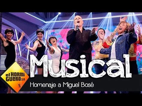 El musical de Miguel Bosé en El Hormiguero 3.0   YouTube