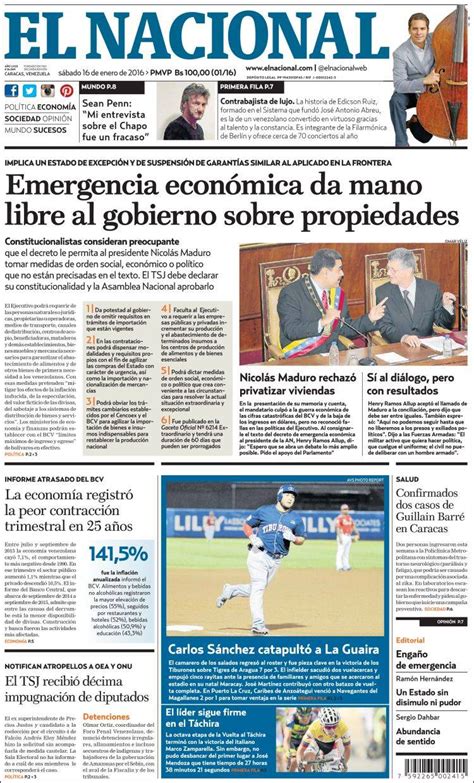 El Nacional Venezuela Caracas Prensa de Información ...
