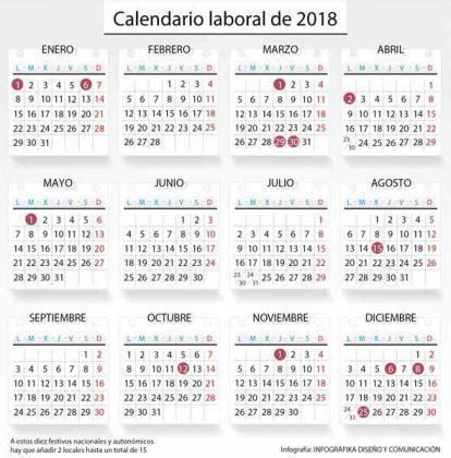 El nuevo año contará con diez festivos en toda España