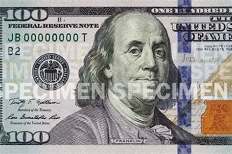El nuevo billete de 100 dólares, en circulación en Estados ...