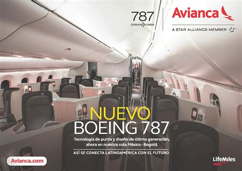 El nuevo Boeing 787 800 de Avianca opera desde la CDMX a ...