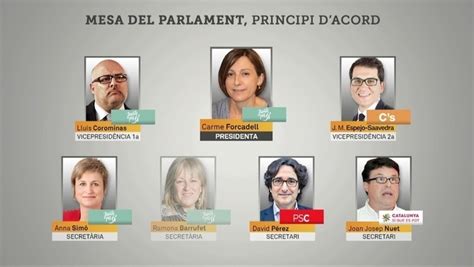 El nuevo Parlamento autonómico de Cataluña con una mesa de ...
