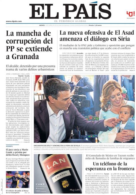 El Pais  14/04/2016    La Prensa Diaria