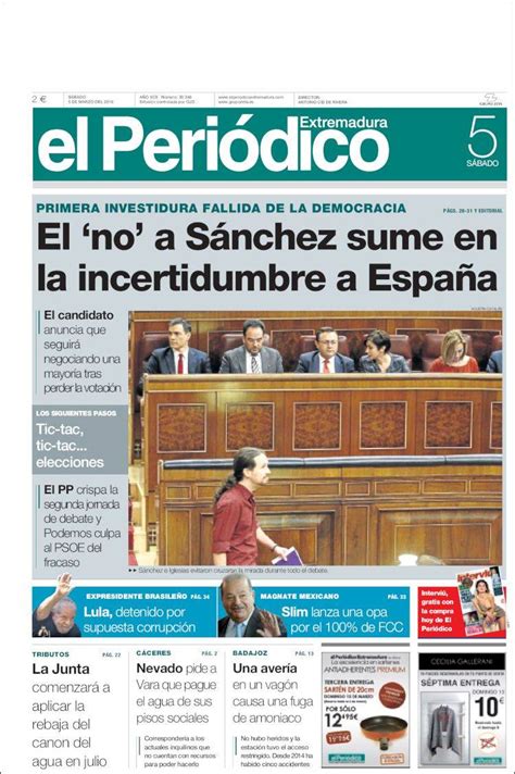 El periodico Extremadura  05/03/2016    La Prensa Diaria