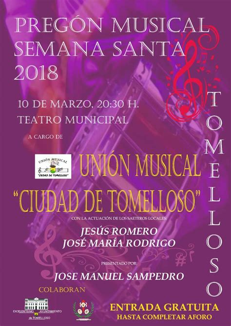 El Pregón Musical de la Semana Santa de Tomelloso se ...