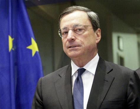 El presidente del Banco Central Europeo  BCE , Mario ...