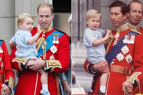 El príncipe George, un  déjà vu  de su padre y su tío de ...