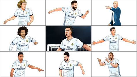 El Real Madrid homenajea a Japón con dibujos manga de su ...