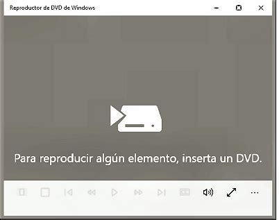 El Reproductor de DVD de Windows 10 | Índice Tutoriales