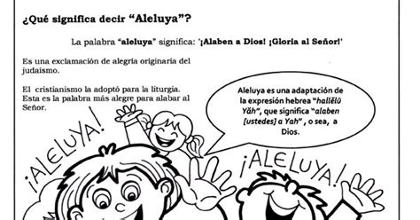 El Rincón de las Melli: ¿Qué significa decir  Aleluya ?