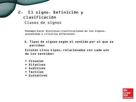 El signo. Definición y clasificación.   ppt descargar