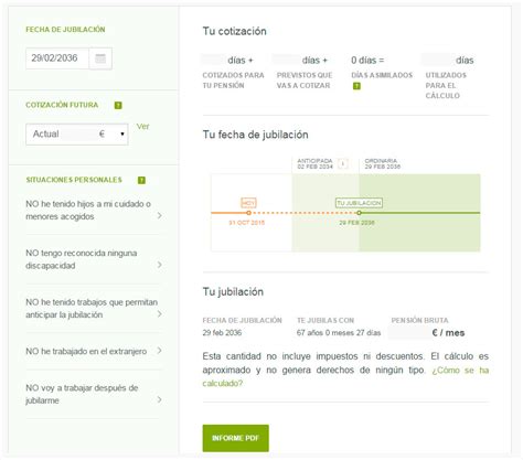 El simulador de pensiones de la Seguridad Social | Laboral ...