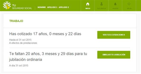 El simulador de pensiones de la Seguridad Social | Laboral ...