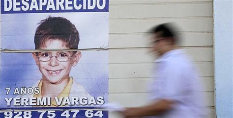 El sospechoso de la desaparición de Yéremi Vargas contó a ...