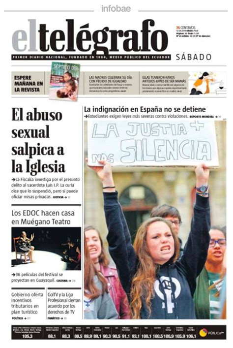 El Telégrafo, Ecuador, 12 de mayo de 2018 | Apuntoenlinea.com
