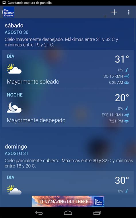 El Tiempo   Pronóstico de clima   Aplicaciones Android en ...