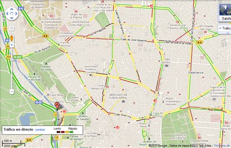 El tráfico de España en tiempo real con Google Maps