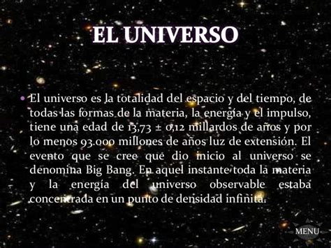 El universo